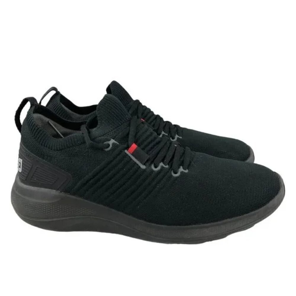 New FootJoy Men's Size 9M Flex XP Black Lace-Up Waterproof Mesh Black/Charcoal